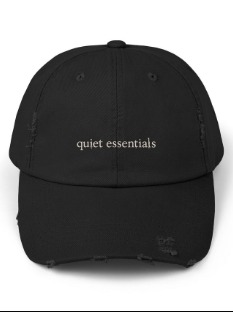 Quiet Essentials black cap
